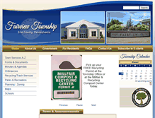 Tablet Screenshot of fairviewtownship.com